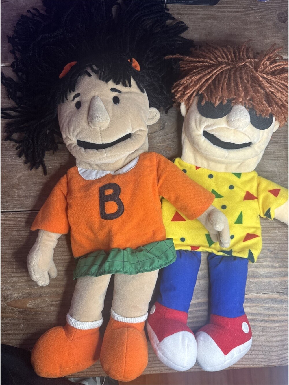 GUND Vintage Cool Dude Betsy Education Puppets Sunglasses Skirt B Orange Shirt